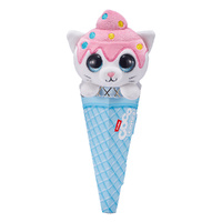 ZURU COCO SURPRISE CONES SWEET CHIP WHITE CAT PLUSH
