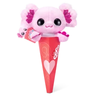 ZURU COCO SURPRISE CONES LOVE ALBERT PINK AXOLOTL PLUSH