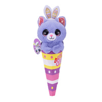 ZURU COCO SURPRISE CONES BUNNY POPPY PURPLE CAT PLUSH