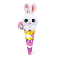 ZURU COCO SURPRISE CONES BUNNY BOUNCE WHITE BUNNY PLUSH