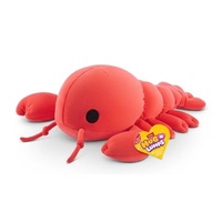 ZURU HUG A LUMPS SMALL SERIES 1 WEIGHTED PLUSH TOY - LENNY THE LOBSTER