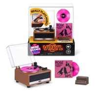 ZURU MINI BRANDS - VINYLS PLAYSET SERIES 1 WITH BRUNO MARS ROSE MINI VINYL