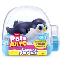 ZURU PETS ALIVE SWIMMING PENGUIN SERIES 1 - BLACK