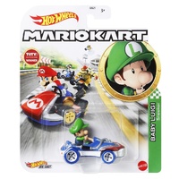HOT WHEELS GBG25 MARIOKART - HDB28 BABY LUIGI SNEEKER DIECAST CAR