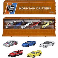 HOT WHEELS PREMIUM COLLECTOR SET - CAR CULTURE MOUNTAIN DRIFTERS -TOYOTA AE86 - MITSUBISHI 3000GT VR4 - 03 HONDA NSX TYPE R - LB ER34 SUPER SILHOUETTE
