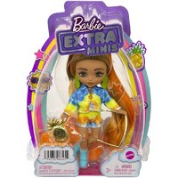 BARBIE EXTRA MINIS DOLL WITH TIE DYE OUTFIT WITH ORANGE HAIR
