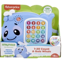 FISHER PRICE 1-20 COUNT AND QUIZ WHALE
