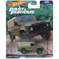 HOT WHEELS PREMIUM FAST & FURIOUS HKD26 LAND ROVER DEFENDER 110 - 2 OF 5 DIECAST CAR