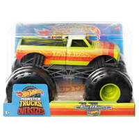 HOT WHEELS MONSTER TRUCKS OVERSIZED 1:24 SCALE PURE MUSCLE GREEN RED AND ORANGE