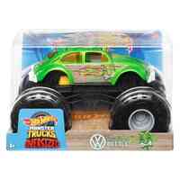 HOT WHEELS MONSTER TRUCKS OVERSIZED - 2023 VOLKSWAGEN BEETLE 1/24 SCALE TRUCK