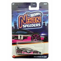 HOT WHEELS NEON SPEEDERS MCLAREN FI GTR 2 OF 8 DIECAST CAR