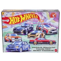 HOTWHEELS HLK49 JAPANESE THEME - CUSTOM DATSUN 240Z - 2018 HONDA CIVIC TYPE R - 70 TOYOTA CELICA - MAZDA RX-7 - SUBARU WRX STI - 82 NISSAN SKYLINE R30