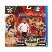 WWE CHAMPION SHOWDOWN SERIES 14 FIGURE 2 PACK MANKIND VS THE ROCK