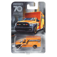 MATCHBOX HMV17 2019 RAM AMBULANCE 5 OF 5 MATCHBOX 70 YEARS SPECIAL EDITION DIECAST CARS LONG CARD