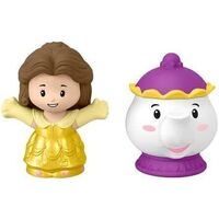 FISHER-PRICE LITTLE PEOPLE DISNEY PRINCESS AND SIDEKICK - BELLE AND MRS POTS