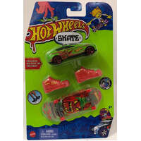 HOT WHEELS SKATE HGT62 BOARDS AND SHOES SET GRAND CROSS EXCLUSIVE DIECAST CAR INCLUDED