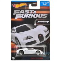 HOT WHEELS FURIOUS 7 HNT17 BUGATTI VEYRON - 7 OF 10 DIECAST CAR