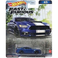 HOT WHEELS PREMIUM FAST AND FURIOUS CUSTOM MUSTANG 4 OF 5 DIECAST CAR