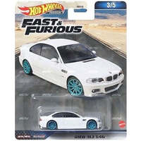 HOT WHEELS PREMIUM FAST AND FURIOUS BMW M3 E46 3 OF 5 DIECAST CAR