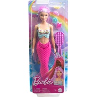 BARBIE MERMAID DOLL WITH 7-INCH-LONG FANTASY HAIR & ACCESSORIES FOR STYLING PLAY 7 PEICES