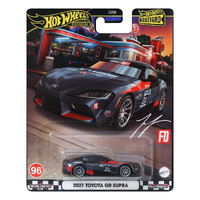 HOTWHEELS PREMIUM BOULEVARD HRT56 #96 2021 TOYOTA GR SUPRA METAL DIECAST CAR