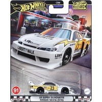 HOTWHEELS PREMIUM BOULEVARD HRT64 #91 LB SUPER SILHOUTTE NISSAN SILVIA S15 METAL DIECAST CAR