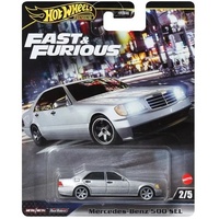 HOT WHEELS PREMIUM FAST & FURIOUS F9 THE FAST SAGA HRT94 MERCEDES-BENZ 500 SEL - 2 OF 5