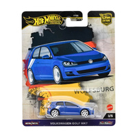 HOT WHEELS PREMIUM CAR CULTURE VOLKSWAGEN GOLF MK7 3/5 METAL DIECAST CAR