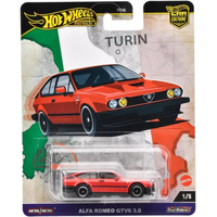 HOT WHEELS PREMIUM CAR CULTURE ALFA ROMEO GTV6 3.0 1/5 METAL DIECAST CAR
