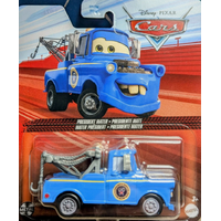 MATTEL DISNEY PIXAR CARS DXV29 - PRESIDENT MATER DIECAST CAR