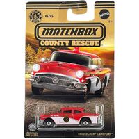 MATCHBOX COUNTY RESCUE  1956 BUICK CENTURY 6/6 LONG CARD