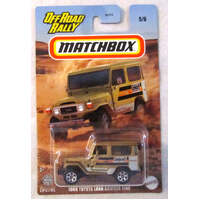 MATCHBOX HVT05 OFF ROAD RALLY 1968 TOYOTA LAND CRUISER FJ40 5/6 LONGCARD