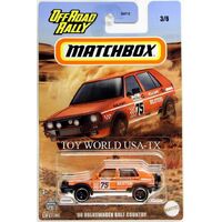 MATCHBOX HVT03 OFF ROAD RALLY 90 VOLKSWAGEN GOLF COUNTRY 3/6 LONGCARD