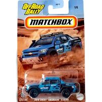 MATCHBOX HVT01 OFF ROAD RALLY 2016 CHEVY COLORADO XTREME 1/6 LONGCARD