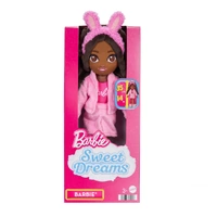 BARBIE SWEET DREAMS BARBIE WITH BROWN HAIR & BUNNY EARS 35CM PLUSH DOLL