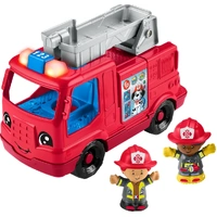 FISHER PRICE LITTLE PEOPLE PUSH AND PLAY HXC10 - FIRE TRUCK