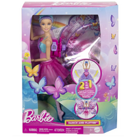 BARBIE DANCE AND FLUTTER 2 IN 1 DANCER TO BUTTERFLY