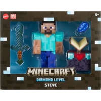 MOJANG STUDIOS MINECRAFT DIAMOND LEVEL STEVE AND ENCHANTING TABLE FIGURINES