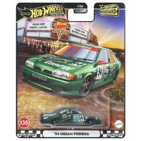 HOTWHEELS PREMIUM BOULEVARD GJT68 #135 94 NISSAN PRIMERA GREEN DIECAST CAR