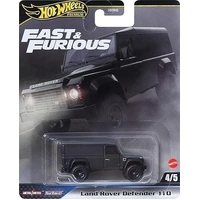 HOT WHEELS PREMIUM FAST AND FURIOUS HNW46 - #4 OF 5 LAND ROVER DEFENDER 110  DIECAST VEHICLE