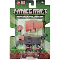 MINECRAFT ARMORED WOLF FIGURINE