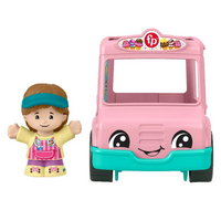 FISHER-PRICE LITTLE PEOPLE SMALL VEHICLE HPX84 - ICECREAM TRUCK AND DRIVER