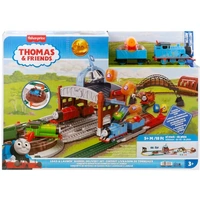 FISHER PRICE THOMAS AND FRIENDS LOAD AND LAUNCH BARREL DELIVERY SET WITH 26 PCS