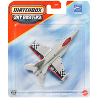 MATCHBOX SKY BUSTERS JDJ05 - #28 OF 32 BOEING F/A-18 SUPER HORNET DIECAST PLANE