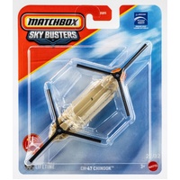 MATCHBOX SKY BUSTERS JDJ05 - #27 OF 32 CH-47 CHINOOK DIECAST AIRCRAFT