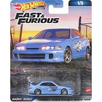 HOT WHEELS PREMIUM FAST & FURIOUS F9 THE FAST SAGA JDJ13 CUSTOM ACURA INTEGRA SEDAN GSR - 1 OF 5