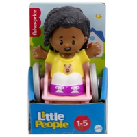 FISHER-PRICE LITTLE PEOPLE SINGLE FIGURE - JBD47/JFC22 - GIRL IN WHEELCHAIR