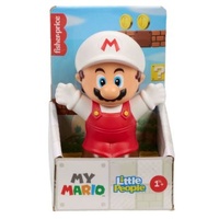 FISHER PRICE LITTLE PEOPLE MY MARIO - MARIO WITH WHITE HAT COLLECTABLE FIGURES - JHG64