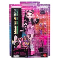 MONSTER HIGH DRACULAURA IN BOW DRESS WITH ACCESSORIES FASHION DOLL