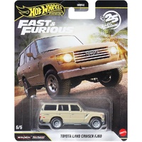 HOT WHEELS PREMIUM HNW46 FAST AND FURIOUS #5 OF 5 JHW76 TOYOTA LAND CRUISER FJ60 DIECAST CAR